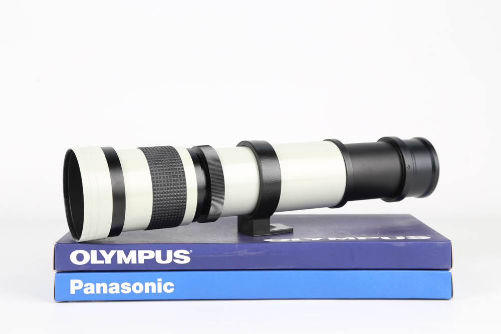 Jintu 420-800mm f8.3 - 16 super Telephoto attacco T2 + moltiplicatore 2x + adattatore M4/3